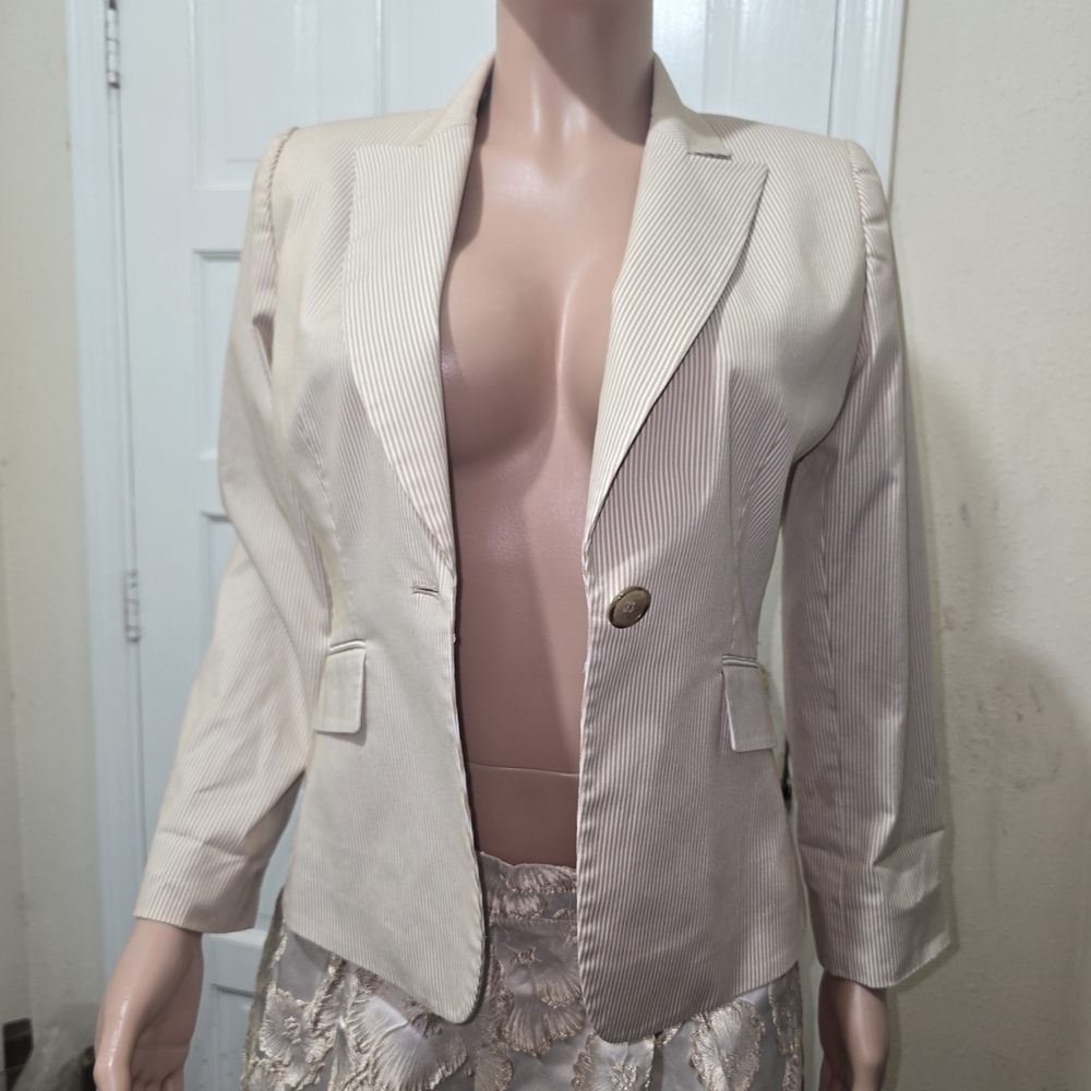 Stylish Cream Blazer for Women